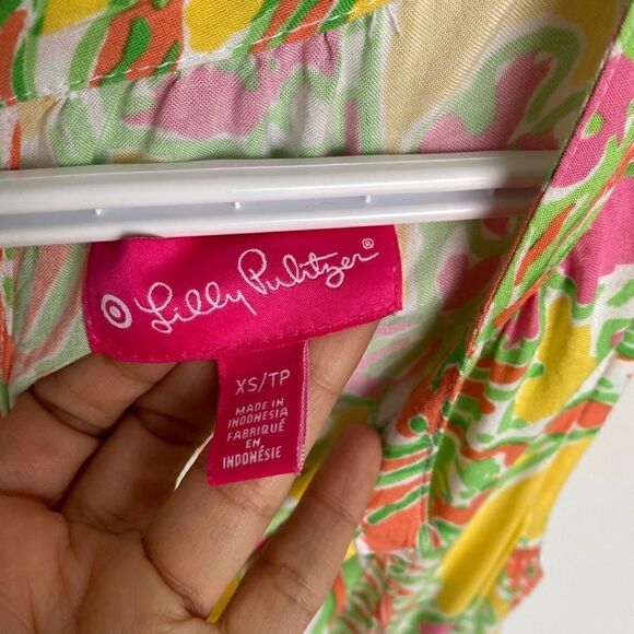 Lilly Pulitzer x Target Challis Romper Happy Place - Picture 7 of 12